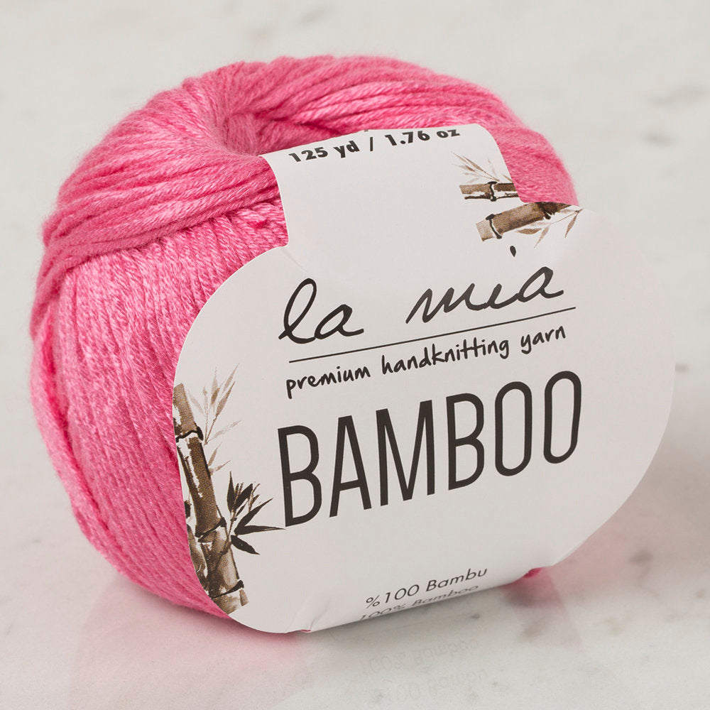 La Mia Bamboo Fuşya El Örgü İpi - L046